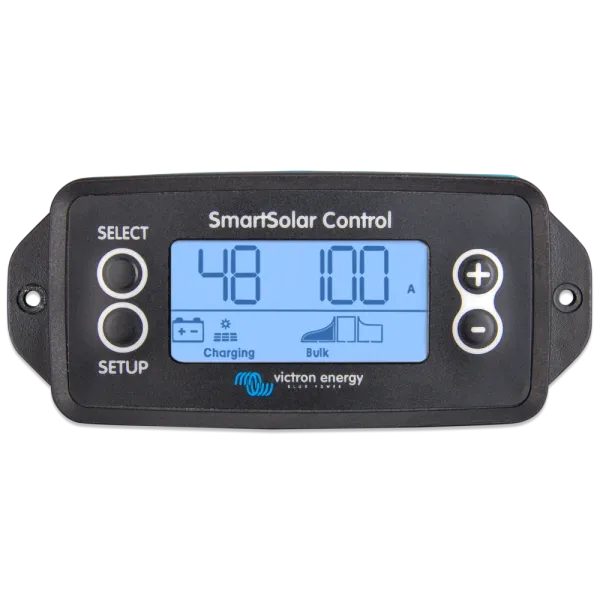 Контрольний дисплей SmartSolar Victron Energy для контролерів заряду з РК-дисплеєм для моніторингу енергетичних систем Контрольний дисплей SmartSolar Victron Energy для контролерів заряду з РК-дисплеєм для моніторингу енергетичних систем