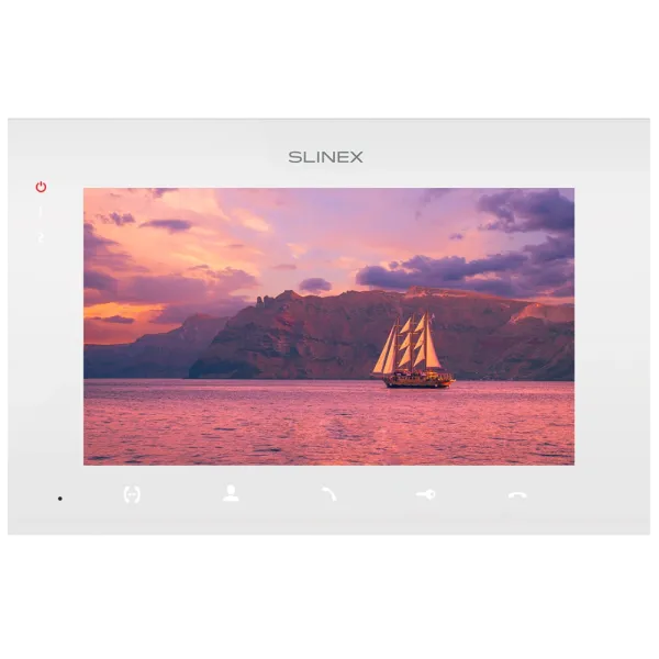 Відеодомофон 7” Slinex SQ-07MTHD (white) для домофону з сенсорним IPS екраном, підтримує 2 камери 1080p, детекцію руху та MP3 мелодії виклику Відеодомофон 7” Slinex SQ-07MTHD (white) для домофону з сенсорним IPS екраном, підтримує 2 камери 1080p, детекцію руху та MP3 мелодії виклику