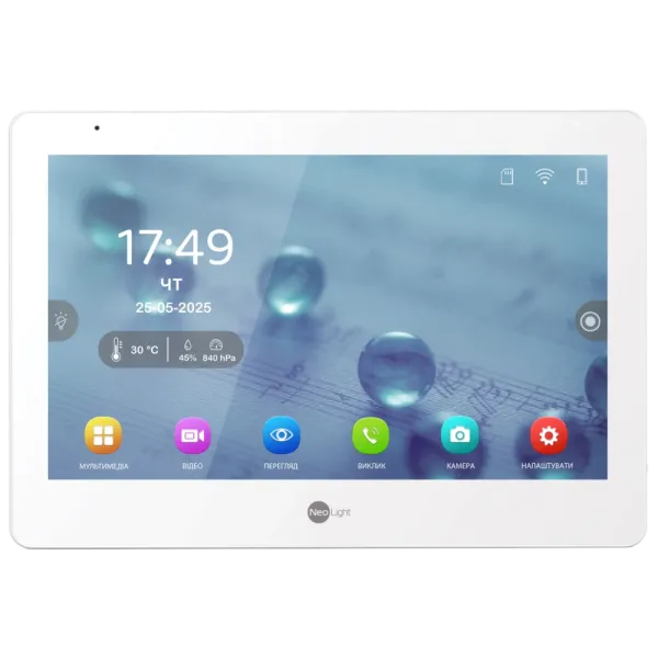 Відеодомофон NeoLight MEZZO Hybrid White Відеодомофон NeoLight MEZZO Hybrid White