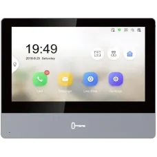 Видеодомофон 7-дюймовый Hikvision DS-KH8350-WTE1 для контроля доступа и связи с мобильным управлением и голосовыми сообщениями