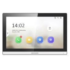 Відеодомофон Hikvision DS-KH6350-WTE1 7" Wi-Fi з кольоровим сенсорним екраном, PoE, віддалене розблокування та зберігання на картці TF для домофону
