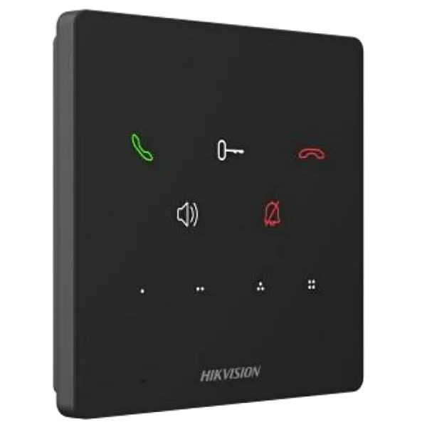 Аудіодомофон IP мережевий POE DS-KH6000-E1 з 4 налаштовуваними кнопками, живлення 12 VDC для відеоінтеркома сучасних охоронних систем