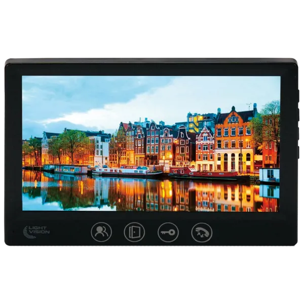 Відеодомофон Light Vision AMSTERDAM FHD BLACK Відеодомофон Light Vision AMSTERDAM FHD BLACK