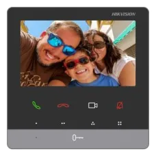 Відеодомофон DS-KH6100-E1 4.3" для домофону з дисплеєм TFT, ОС LINUX, підтримкою PoE, живленням 12 VDC, доступними мовами українська та англійська
