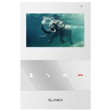 Відеодомофон Slinex SQ-04M 4.3 дюйми для безпеки: кольоровий TFT екран, підтримка microSD до 32 ГБ, програмна детекція руху, настінна установка