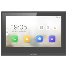 Відеодомофон Hikvision DS-KH6351-TE1 7" для домофону з TFT дисплеєм 1024×600, Hik-Connect, підтримка голосових повідомлень, алюмінієва рамка