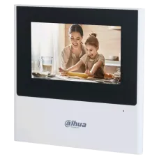 Відеодомофон Dahua DHI-VTH2611L-WP 4.3" Wi-Fi для домофону, підтримка до 32 камер, українська та англійська мови, функція відкриття дверей, білий колір
