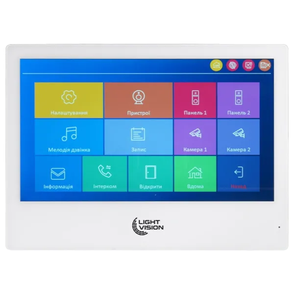 Видеодомофон 10" Light Vision SINGAPORE WiFi FHD WHITE (AI) для установки в частных домах, поддержка 6 устройств, запись с детекцией движения, WiFi, шумоподавление Видеодомофон 10" Light Vision SINGAPORE WiFi FHD WHITE (AI) для установки в частных домах, поддержка 6 устройств, запись с детекцией движения, WiFi, шумоподавление
