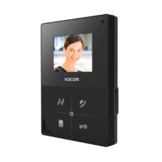 Відеодомофон KCV-401EV (black) з 4" LCD монітором, сенсорним управлінням, підключенням до 2-х камер для комфортного спілкування та безпеки вашого дому