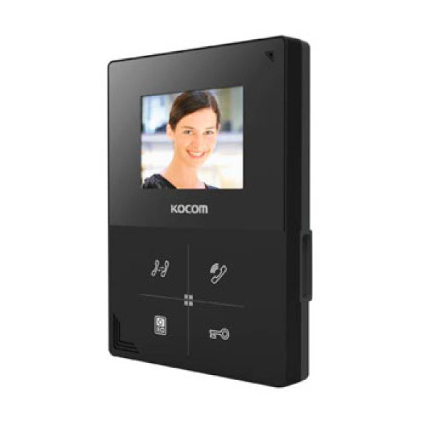 Відеодомофон KCV-401EV (black) з 4" LCD монітором, сенсорним управлінням, підключенням до 2-х камер для комфортного спілкування та безпеки вашого дому Відеодомофон KCV-401EV (black) з 4" LCD монітором, сенсорним управлінням, підключенням до 2-х камер для комфортного спілкування та безпеки вашого дому
