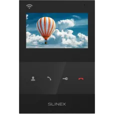 Відеодомофон Slinex SQ-04N Cloud 4.3" (чорний) для домофону з AHD до 1080p, переадресацією викликів на смартфон, карткою MicroSD до 256 ГБ