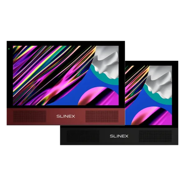 Видеодомофон Slinex Sonik 10 10 дюймов черный/красный с двумя динамиками, функцией «Картинка в картинке» и адресным интеркомом для безопасности дома Видеодомофон Slinex Sonik 10 10 дюймов черный/красный с двумя динамиками, функцией «Картинка в картинке» и адресным интеркомом для безопасности дома