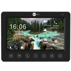 Видеодомофон Kappa+ HD WF Black для безпеки вашого дому з Full HD записом, можливістю Wi-Fi підключення та смарт-керуванням через додаток