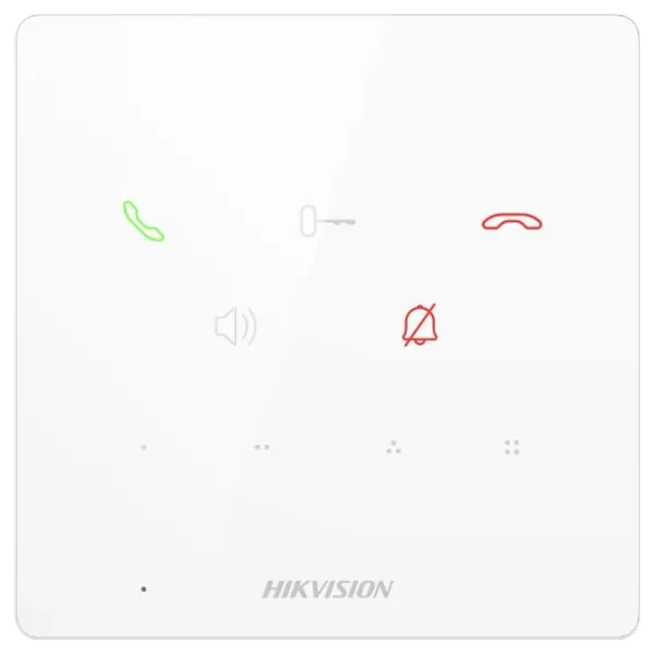 Аудіодомофон IP мережевий POE DS-KH6000-E1/White для сучасних систем контролю доступу з можливістю налаштування кнопок Аудіодомофон IP мережевий POE DS-KH6000-E1/White для сучасних систем контролю доступу з можливістю налаштування кнопок