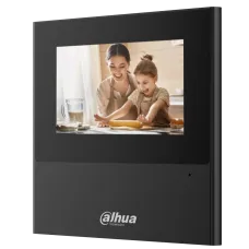 Відеодомофон Dahua DHI-VTH2611L-WP-BE 4.3" Wi-Fi для контролю доступу з можливістю підключення до 32 камер