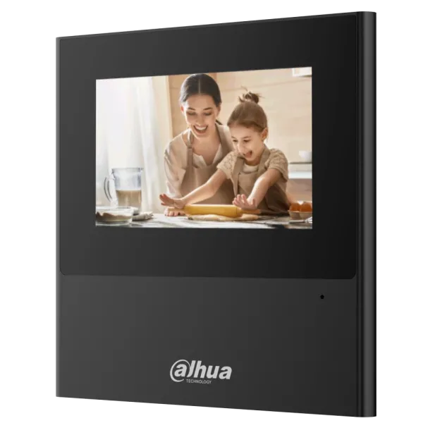Відеодомофон Dahua DHI-VTH2611L-WP-BE 4.3" Wi-Fi для контролю доступу з можливістю підключення до 32 камер Відеодомофон Dahua DHI-VTH2611L-WP-BE 4.3" Wi-Fi для контролю доступу з можливістю підключення до 32 камер