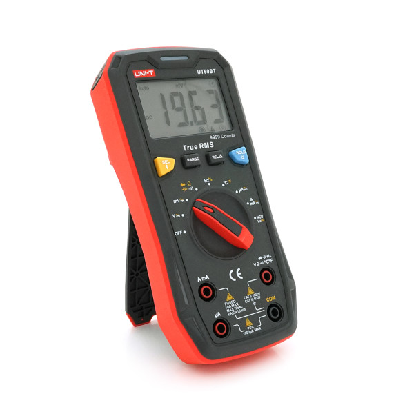Мультиметр UNI-T UT60BT Вимірювання: V, A, R, Hz, C, NCV, True RMS. Bluetooth. Data Hold. Мультиметр UNI-T UT60BT Вимірювання: V, A, R, Hz, C, NCV, True RMS. Bluetooth. Data Hold.