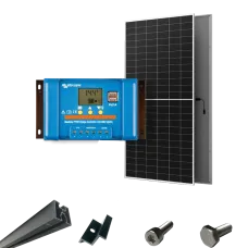 Система автономного живлення однофазна Victron Energy BlueSolar PWM + AIKO G645-MCH72Dw