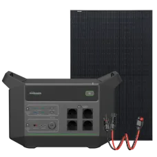 Система автономного живлення однофазна HYXiPower HYX-EA2500 + Risen Solar RSM40-8-400MB Full Black