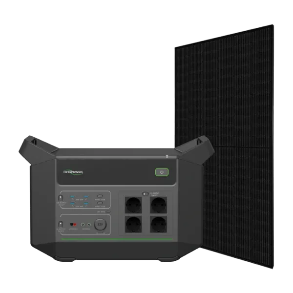 Система автономного живлення однофазна HYXiPower HYX-EA2500 + Canadian Solar CS6R-395MS Full Black