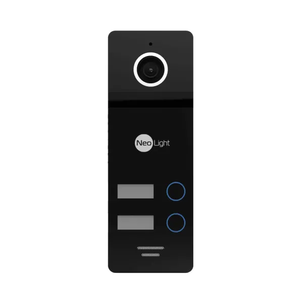 Виклична панель NeoLight MEGA/2 FHD Black для домофону з підтримкою 2 абонентів, CMOS камера 800 ТВЛ, кут огляду 110°, ІЧ підсвічування, настінне кріплення, IP66 Виклична панель NeoLight MEGA/2 FHD Black для домофону з підтримкою 2 абонентів, CMOS камера 800 ТВЛ, кут огляду 110°, ІЧ підсвічування, настінне кріплення, IP66