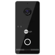 Виклична панель Neolight Optima IPW (Black) для відеоспостереження, 2 Мп, Wi-Fi, ІЧ підсвічування, IP65, з вбудованою пам'яттю 32 ГБ та підтримкою microSD до 512 ГБ