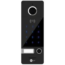 Виклична панель Neolight OPTIMA ID Key для домофону, CMOS камера 1080p, 110° кут, ІЧ підсвічування, сенсорна клавіатура, захист IP66, живлення 12В DC