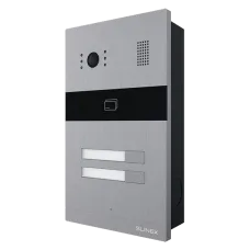 Виклична панель Slinex MA-02CRHD IP65 для домофону з кольоровою CMOS камерою 2 Mp, зчитувач EM-Marin, MIFARE та підсвічуванням іменних табличок