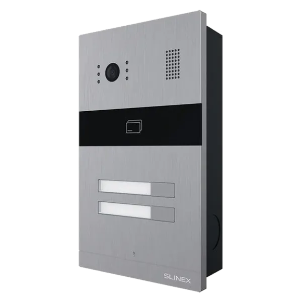 Виклична панель Slinex MA-02CRHD IP65 для домофону з кольоровою CMOS камерою 2 Mp, зчитувач EM-Marin, MIFARE та підсвічуванням іменних табличок Виклична панель Slinex MA-02CRHD IP65 для домофону з кольоровою CMOS камерою 2 Mp, зчитувач EM-Marin, MIFARE та підсвічуванням іменних табличок