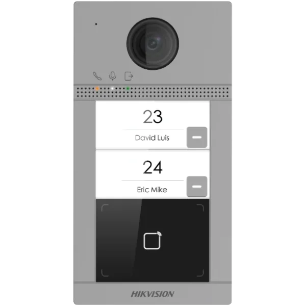 Виклична панель DS-KV8213-WME1(C) для домофону з Wi-Fi, IP65, IK08, 2 МП камера, зчитувач карт Mifare, призначена для безпеки та зручності користування Виклична панель DS-KV8213-WME1(C) для домофону з Wi-Fi, IP65, IK08, 2 МП камера, зчитувач карт Mifare, призначена для безпеки та зручності користування