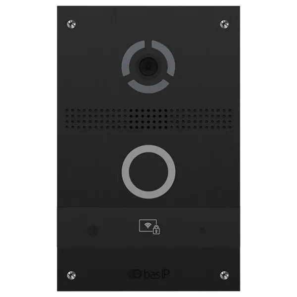 IP панель виклику з розпізнаванням облич і зчитувачем UKEY Bas-IP AV-08FB black IP панель виклику з розпізнаванням облич і зчитувачем UKEY Bas-IP AV-08FB black