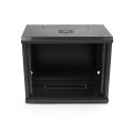 Шкаф Merlion 9U, 600*350*500 (Ш*Г*В) мм закалённое стекло, чёрный, сталь 1,2 мм, с замком (в разобранном виде!!!), Black Шкаф Merlion 9U, 600*350*500 (Ш*Г*В) мм закалённое стекло, чёрный, сталь 1,2 мм, с замком (в разобранном виде!!!), Black