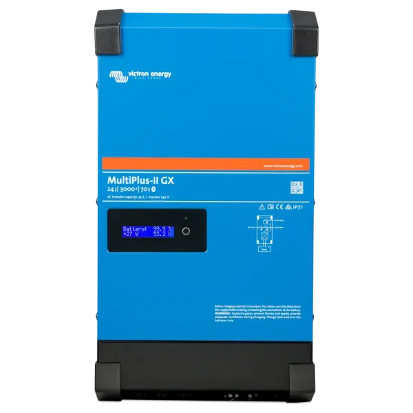 Інвертор VictronEnergy MultiPlus-II 24/3000/70-32 GX 230V однофазний чиста синусоїда Інвертор VictronEnergy MultiPlus-II 24/3000/70-32 GX 230V однофазний чиста синусоїда