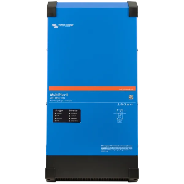 Інвертор VictronEnergy MultiPlus-II 48/6k5/100-50 230V однофазний чиста синусоїда для автономного та резервного електроживлення будинку Інвертор VictronEnergy MultiPlus-II 48/6k5/100-50 230V однофазний чиста синусоїда для автономного та резервного електроживлення будинку