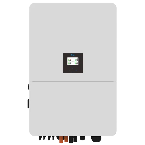 Інвертор трифазний Deye SUN-80K-SG02HP3-EU-EM6 для сонячних панелей, чиста синусоїда, номінальна потужність 80 кВт, IP65, MPPT 150-850 В, зарядний струм 80 А Інвертор трифазний Deye SUN-80K-SG02HP3-EU-EM6 для сонячних панелей, чиста синусоїда, номінальна потужність 80 кВт, IP65, MPPT 150-850 В, зарядний струм 80 А