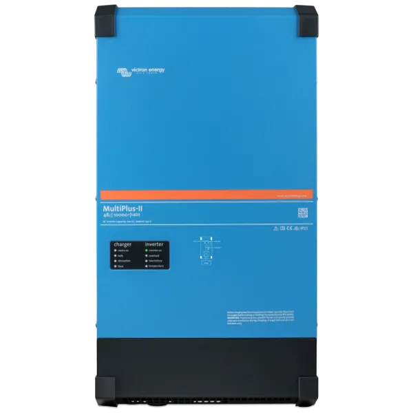 Інвертор MultiPlus-II 48/10000/140-100 однофазний 10 кВА 48 В 230 В чиста синусоїда для автономних та резервних систем живлення Інвертор MultiPlus-II 48/10000/140-100 однофазний 10 кВА 48 В 230 В чиста синусоїда для автономних та резервних систем живлення