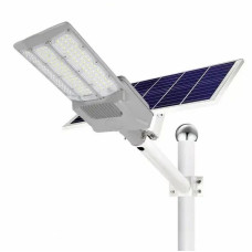 Вуличний ліхтар Vargo Solar із сонячною батареєю на стовп 3VPP, 1 режим, 300W, ip65, вбудований акумулятор 15000mah, White, Box