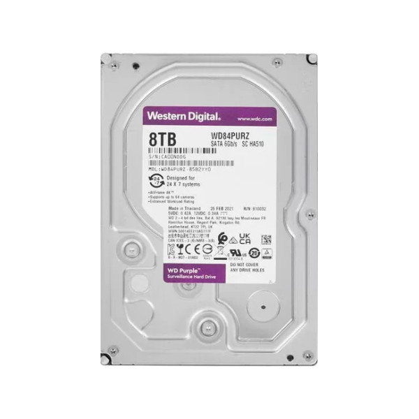 Жесткий диск Western Digital Purple 8TB 5400rpm 256MB WD85PURZ 6Gb/s Жесткий диск Western Digital Purple 8TB 5400rpm 256MB WD85PURZ 6Gb/s