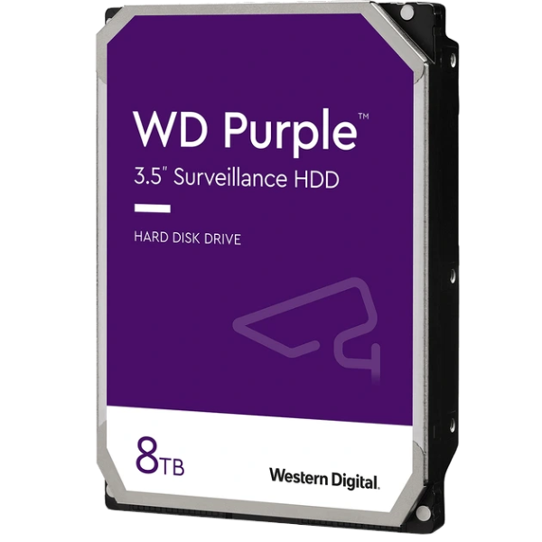 Жесткий диск 3.5” WD85PURU-78, 8 ТБ, SATA 3, 6 Гбит/с, кэш 256 МБ Жесткий диск 3.5” WD85PURU-78, 8 ТБ, SATA 3, 6 Гбит/с, кэш 256 МБ