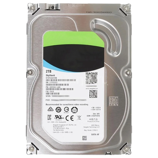 Жесткий диск 3.5" ST2000VX016, 2 ТБ, SATA 6 Гб/с, кэш 256 Мб, 100 x 20 x 150 мм Жесткий диск 3.5" ST2000VX016, 2 ТБ, SATA 6 Гб/с, кэш 256 Мб, 100 x 20 x 150 мм