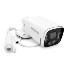 8MP Циліндрична камера з мікрофоном, подвійним підсвічуванням GW IPC04B8MP30 2.8mm, POE, LED/IR Підсвічування