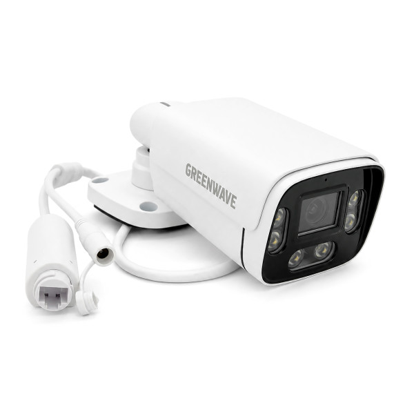 8MP Циліндрична камера з мікрофоном, подвійним підсвічуванням GW IPC04B8MP30 2.8mm, POE, LED/IR Підсвічування 8MP Циліндрична камера з мікрофоном, подвійним підсвічуванням GW IPC04B8MP30 2.8mm, POE, LED/IR Підсвічування