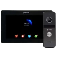 Комплект відеодомофона BCOM BD-770FHD Black Kit