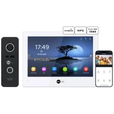 Комплект відеодомофону Neolight ALPHA Hybrid + PRIME FHD Black