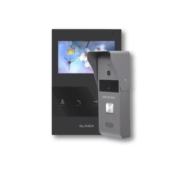 Комплект Slinex SQ-04 black + Hikvision DS-KB2421-IM Комплект Slinex SQ-04 black + Hikvision DS-KB2421-IM