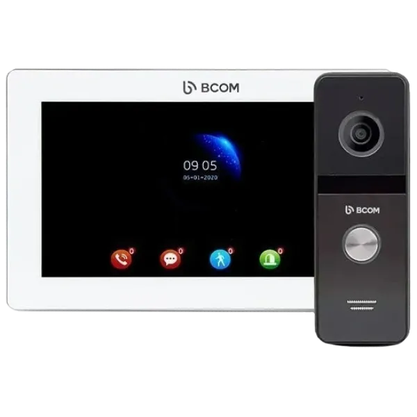 Комплект відеодомофона BCOM BD-770FHD White Kit Комплект відеодомофона BCOM BD-770FHD White Kit