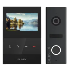 Відеодомофон Slinex SQ-04 Black з TFT екраном 4,3” і камерою 800TVL для безпеки та контролю доступу, підходить для монтажу в будь-яких умовах