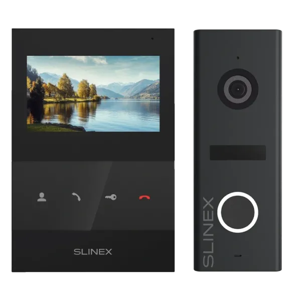 Відеодомофон Slinex SQ-04 Black з TFT екраном 4,3” і камерою 800TVL для безпеки та контролю доступу, підходить для монтажу в будь-яких умовах Відеодомофон Slinex SQ-04 Black з TFT екраном 4,3” і камерою 800TVL для безпеки та контролю доступу, підходить для монтажу в будь-яких умовах