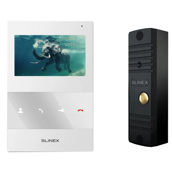 Видеодомофон Slinex SQ-04M с вызывной панелью ML-16HR для надежного видеонаблюдения и защиты вашего дома Видеодомофон Slinex SQ-04M с вызывной панелью ML-16HR для надежного видеонаблюдения и защиты вашего дома