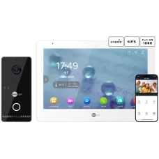 Комплект відеодомофону Neolight MEZZO Hybrid + OPTIMA IPW Black
